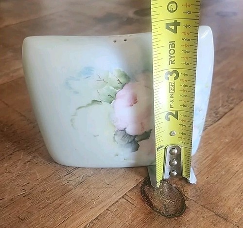Vintage Handpainted Floral Talc Powder Shaker - Picture 6 of 6