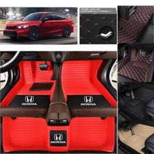 Custom Matten Für Honda Civic Fußmatten Wasserdicht Luxus Teppiche Bj.1995-2025