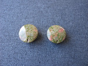 2-Vintage-artisan-crafted-real-marbled-greenish-stones-top-button-covers-7