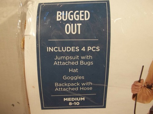 CHILDREN'S SUIT YOURSELF SIZE MEDIUM (8-10) Bugged Out Exterminator Costume - Picture 2 of 4