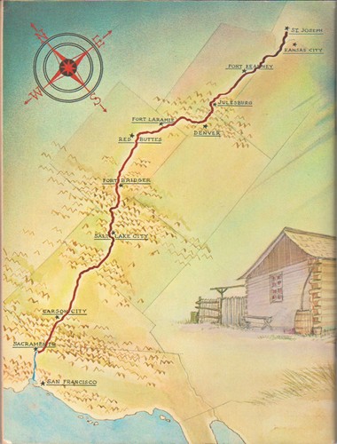 DONNER VOR BLITZ, 1961 Pony Express Briefmarken und Geschichte - 100 Vargas Briefmarken - Bild 2 von 7