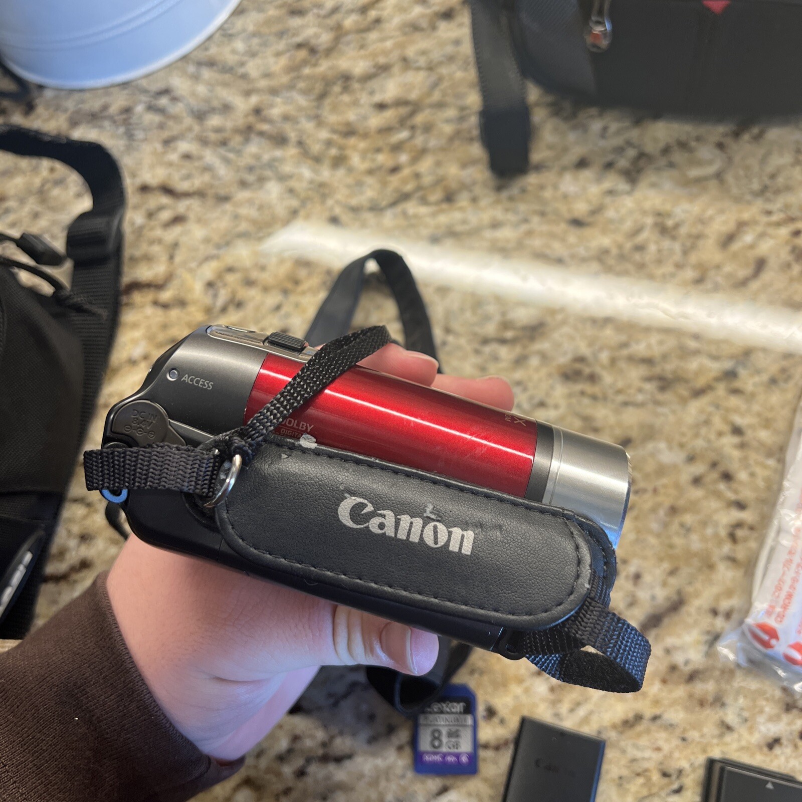 Canon FS200 Digital Camecorder 41x Advanced Zoom WORKS w/ VIDEO - Picture 5 of 10