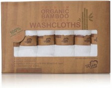 Wilde Tyke Premium Baby Bath Washcloths 6 Pack 10  x10   100 Super Soft Towels