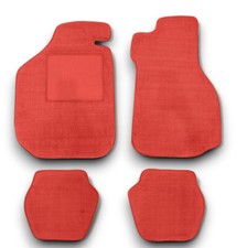 Auto Fußmatten Teppich  für Porsche 911 Targa / Cabrio 73 - 89 4-teilig  rot