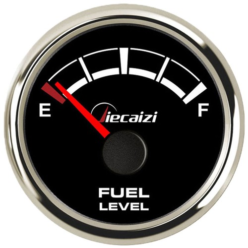 Jiecaizi 52mm Fuel Level Gauge 0-90 16-158 240-33 73-10 0-190 ohms 7 Colors LED - Picture 7 of 7