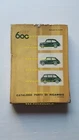 Fiat 600 - Multiple - Taxi 1961 Original Engine Parts Catalog