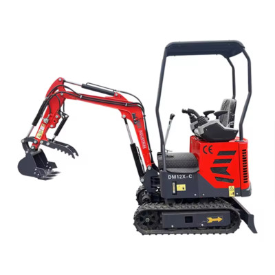 AGT DM12X-PLUS 1.2Ton Mini Excavator w/Pilot Control Swing Boom&Hydraulic Thumb