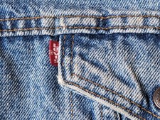 VINTAGE 1980's LEVI FLEECE SHERPA TYPE 3 DENIM TRUCKER JACKET M