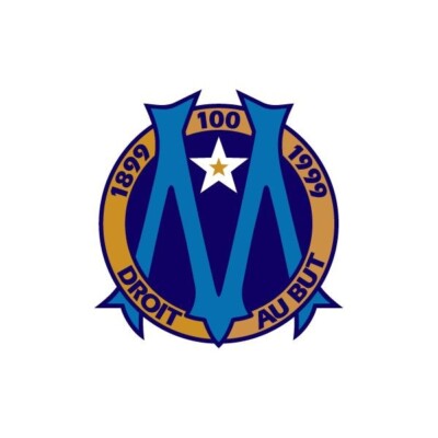 Autocollant Sticker OM Olympique De Marseille - Multicolore - Football - Fabriqué En France