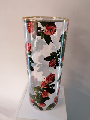 SELETTI, toiletpaper Cylindrical large vase, glass