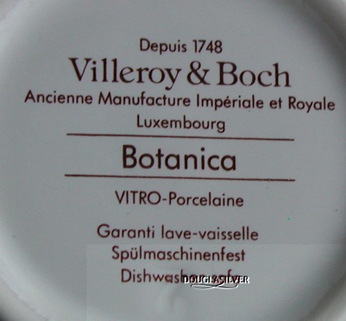 VILLEROY & BOCH BOTANICA CHINA 2 3/8" CUP SUPERB TUSSILOGO - Picture 3 of 3