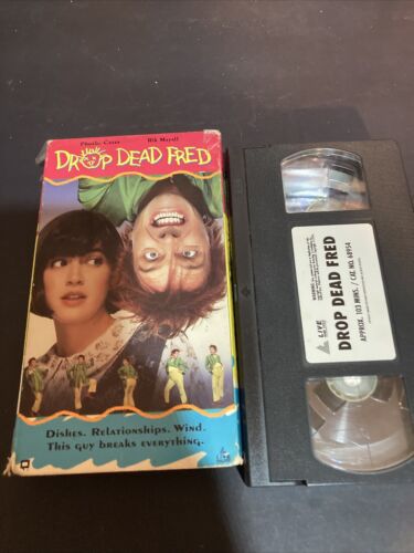 Drop Dead Fred VHS 1991 Phoebe Cates Rik Mayall Non-Rental Classic Movie Tested