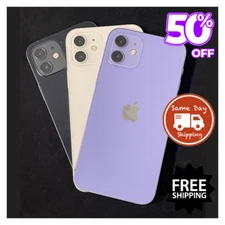 Apple iPhone 12 5G 64GB 128GB Unlocked Verizon AT&T White/Black Great Condition