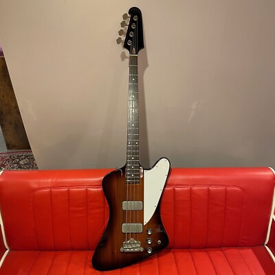 Orville Electric Bass Guitar Thunder Bird Vintage Sunburst 1990