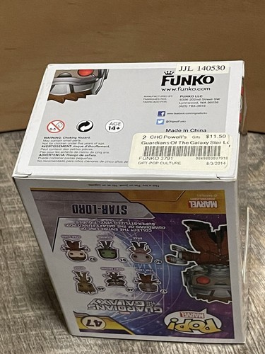 Funko POP! Marvel: Guardians of the Galaxy 47# Star-Lord - Picture 6 of 6