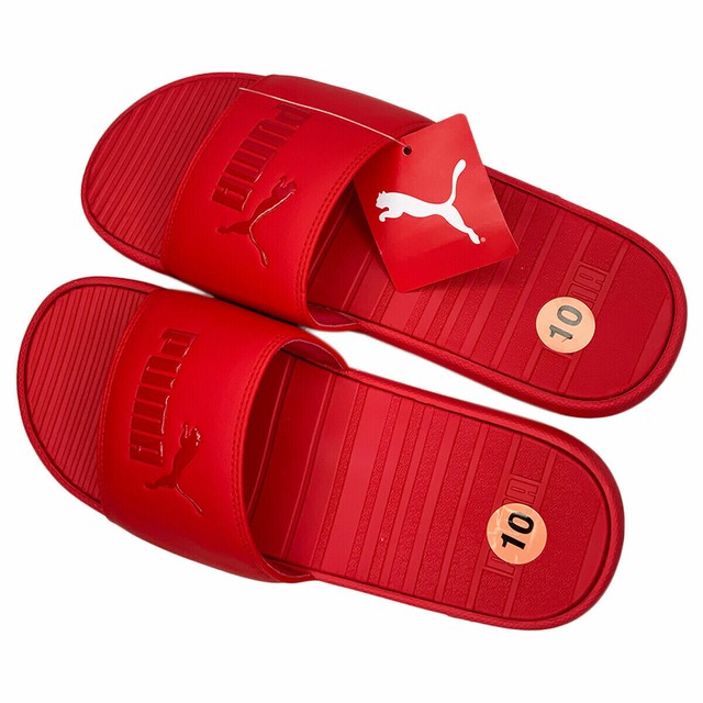PUMA Cool Cat V Men Slides - Red Size 10 for sale online | eBay