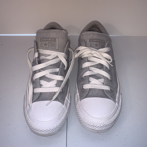Converse Women's Madison Ox All Star Grey Low Top Sneaker Lace Up Shoes Size 6