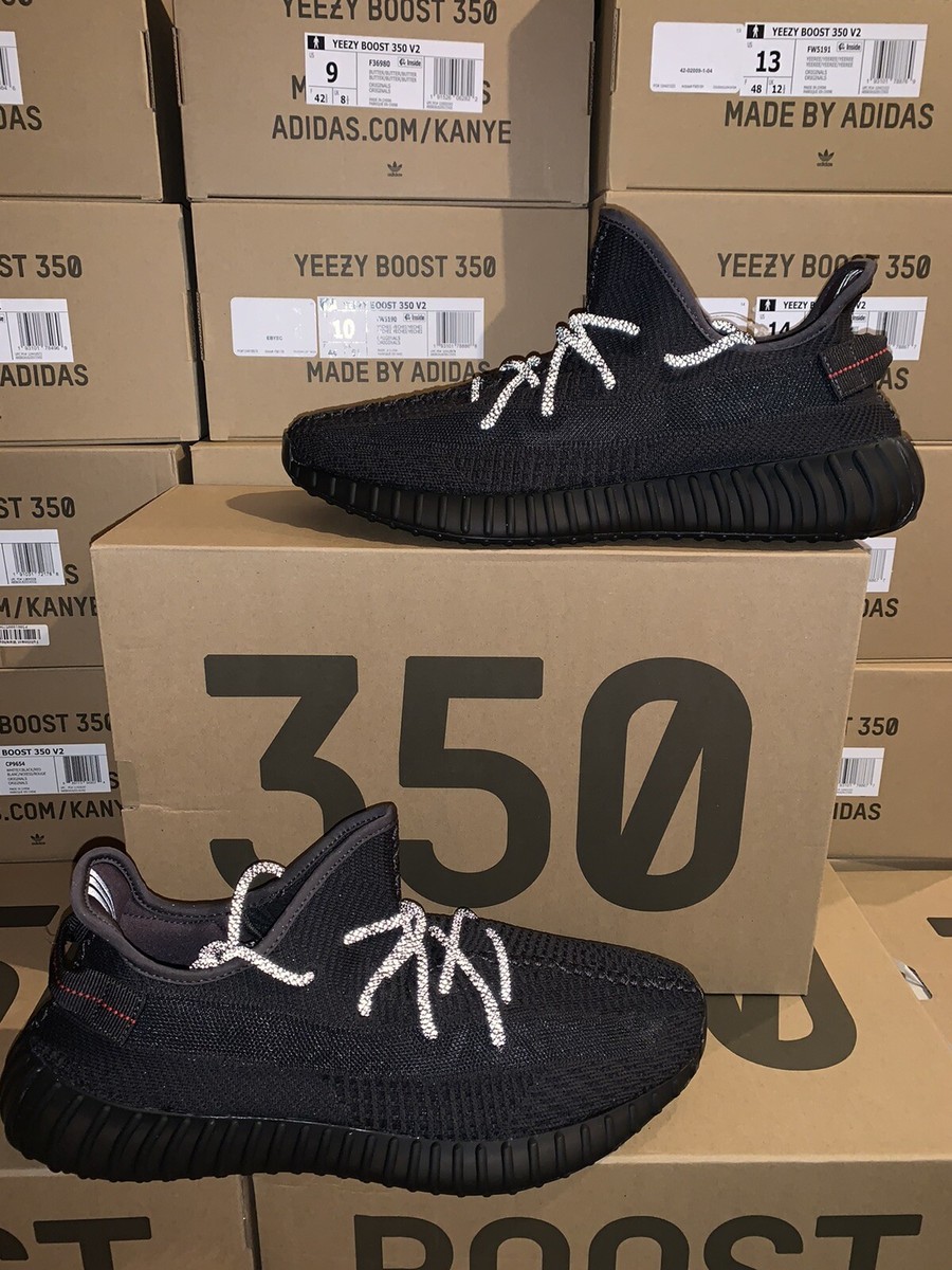 New DS Yeezy 350 V2 Black Non-Reflective Size 14 100  display picture 1