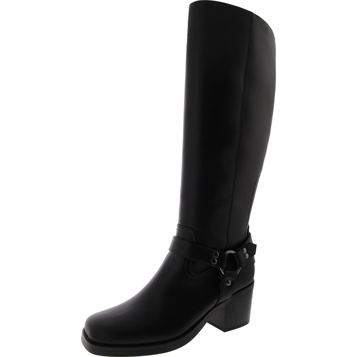 Женские сапоги до колена Marc Fisher Womens Laile 2 из искусственной кожи на шнуровке BHFO 9247