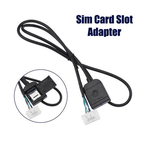 12V Car Sim Card Slot Adapter For Radio Multimedia Gps 4G 20 pin Cable Connector - Picture 7 of 10