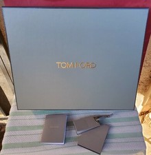 Tom Ford - Gray/Gold Empty Box - 14.5" x 11.75" x 3"  COA  Price Tag