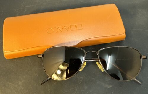 OLIVER PEOPLES Aviator Gradient Copper Tone Metal Rimless Sunglasses 56-15-140 - Photo 1/6