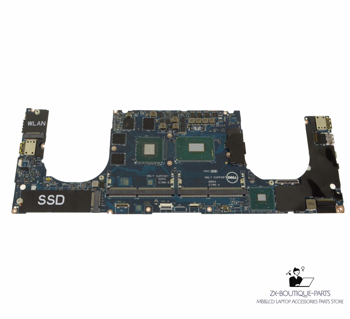 Dell XPS 15 9570 Motherboard with i7-8750H GTX 1050 Ti 4GB - Model
