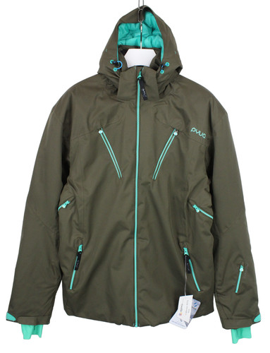 Pyua 2L-Padded Jacke Herren Schneejacke MEDIUM Schneegamaschen Reißverschluss - Bild 1 von 10