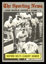 1970 Topps Baseball #305 World Series Game 1 (Buford Belts ...) VG/EX *e1