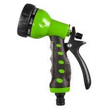Garden Watering Hose Spray Gun Universal Multi 8 Pattern Adjustable Mist Jet
