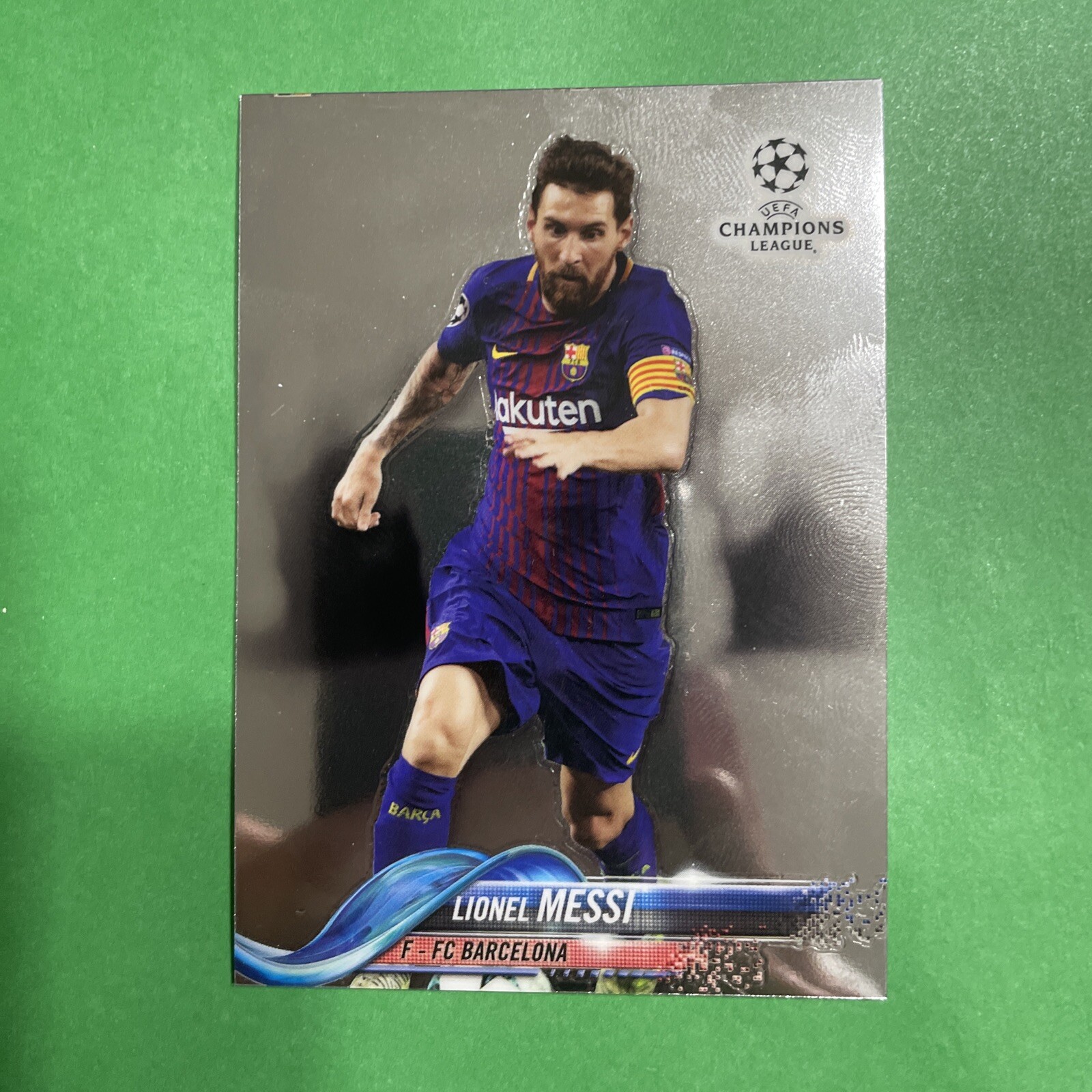 Lionel Messi 2018 Topps Chrome UEFA Champions League FC Barcelona #1 NM-MT