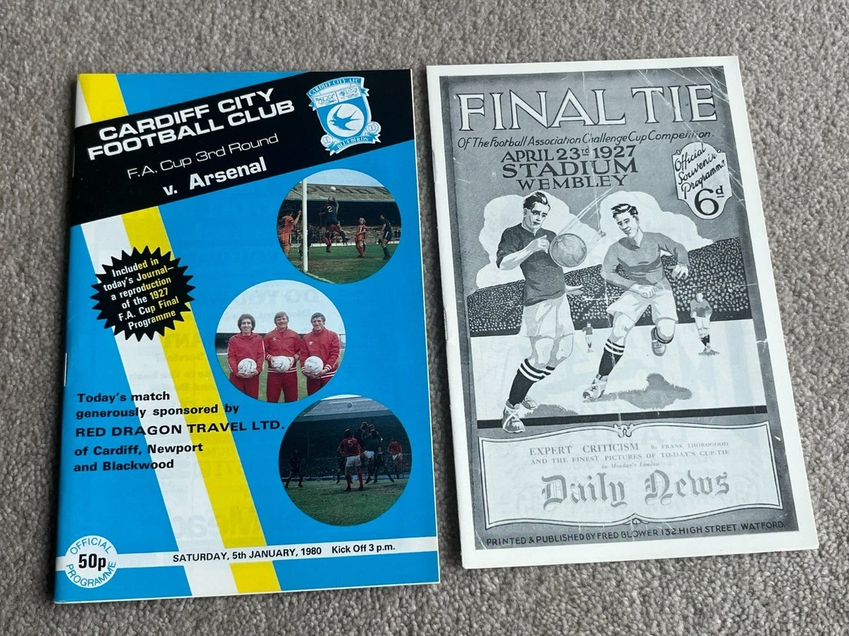 05/01/1980 Cardiff City v Arsenal [FA Cup] - Ticket