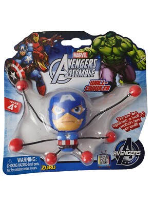Marvel Avengers Assemble Wall Crawler Captain America Figur ZURU Spielzeug