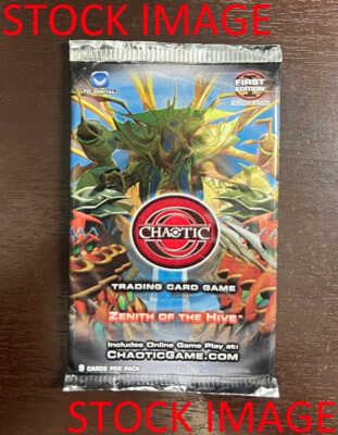 Chaotic ZENITH OF THE HIVE 1st Edition - Factory Sealed 9 Card Booster Pack