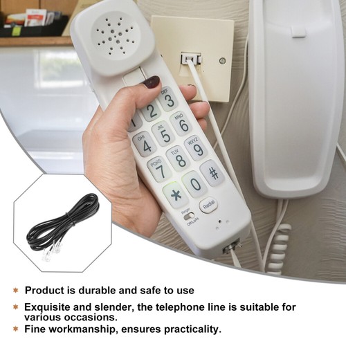 10 PCS Phone Line Cord RJ11 Connecting Wire Telephone Telephone Cord - Zdjęcie 5 z 12