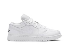 Air Jordan Air Jordan 1 Low GS 'White Black' 553560-101 Kids Shoes