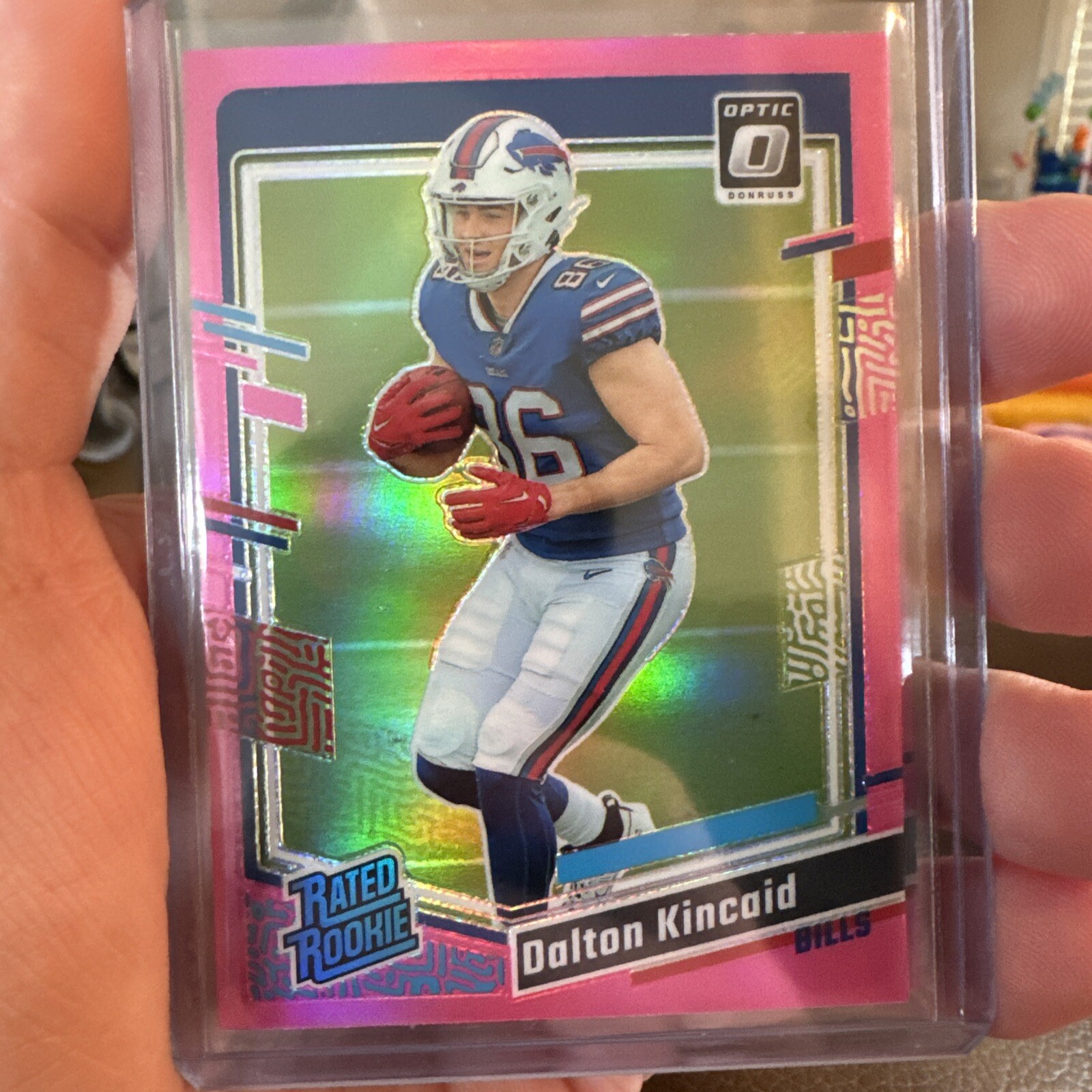 2023 DONRUSS OPTIC DALTON KINCAID #211 PINK Prizm RATED ROOKIE CARD RC Bills