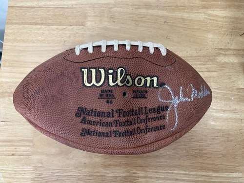 Terry Bradshaw John Madden Roger Staubach Tony Dorsett More Autographed Football