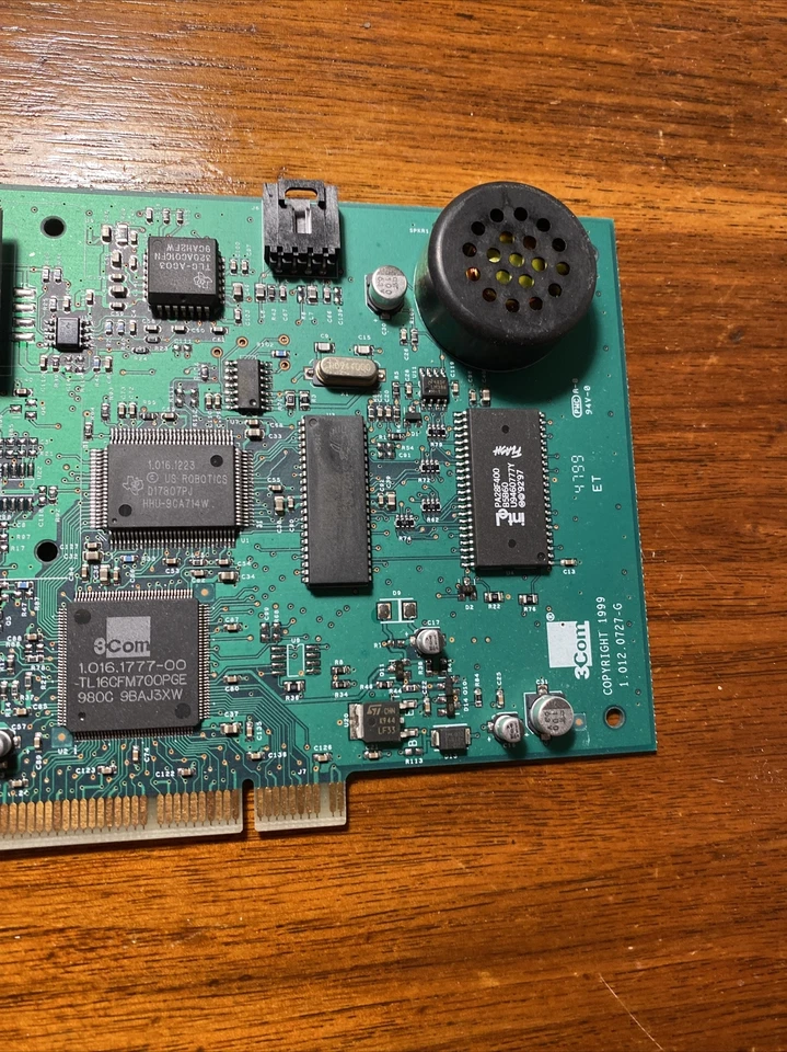3Com US Robotics Model 0727 3CP3298-DEL PCI Modem Card Used - Image 3 of 4
