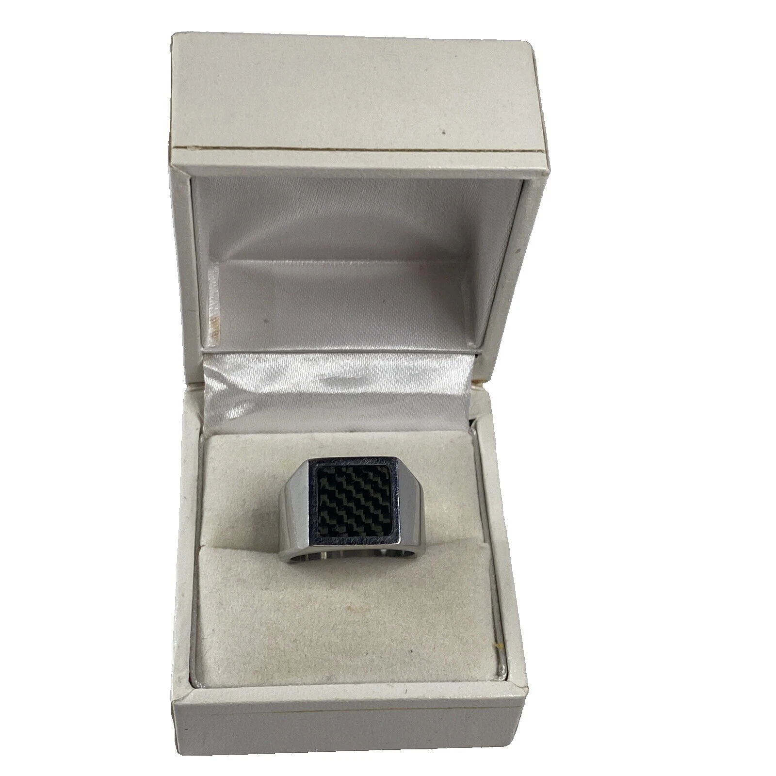 Anillos de Acero Inoxidable Chisel Sin Piedra para hombres