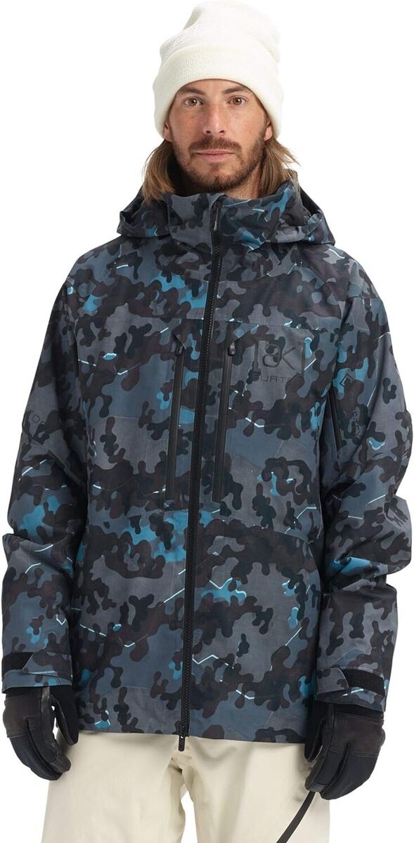 Burton AK 2L Swash GoreTex Jacket | Small | Blue Slate Camo Burton AK 2L Swash GoreTex Jacket | Small | Blue Slate Camo