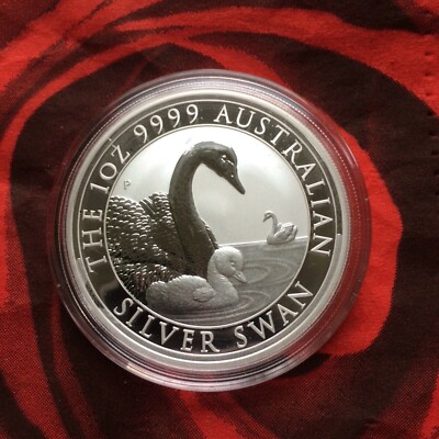 The Australian Silver Swan 2019, 1 oz 9999er Silber, 1 $