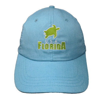 USA Florida Strapback Hat Blue OSFA Adjustable Embroidered Paramount Reserve