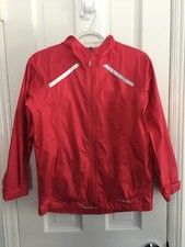 LL Bean Kids Trail Model Rain Jacket Size 10-12
