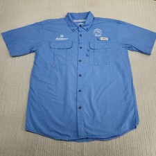 Magellan Shirt Mens Medium Blue Laguna Madre Academy Sports Vented Fishing