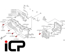 Genuine Timing Belt Cover Bolts Fits: Subaru Impreza Legacy Forester SOHC