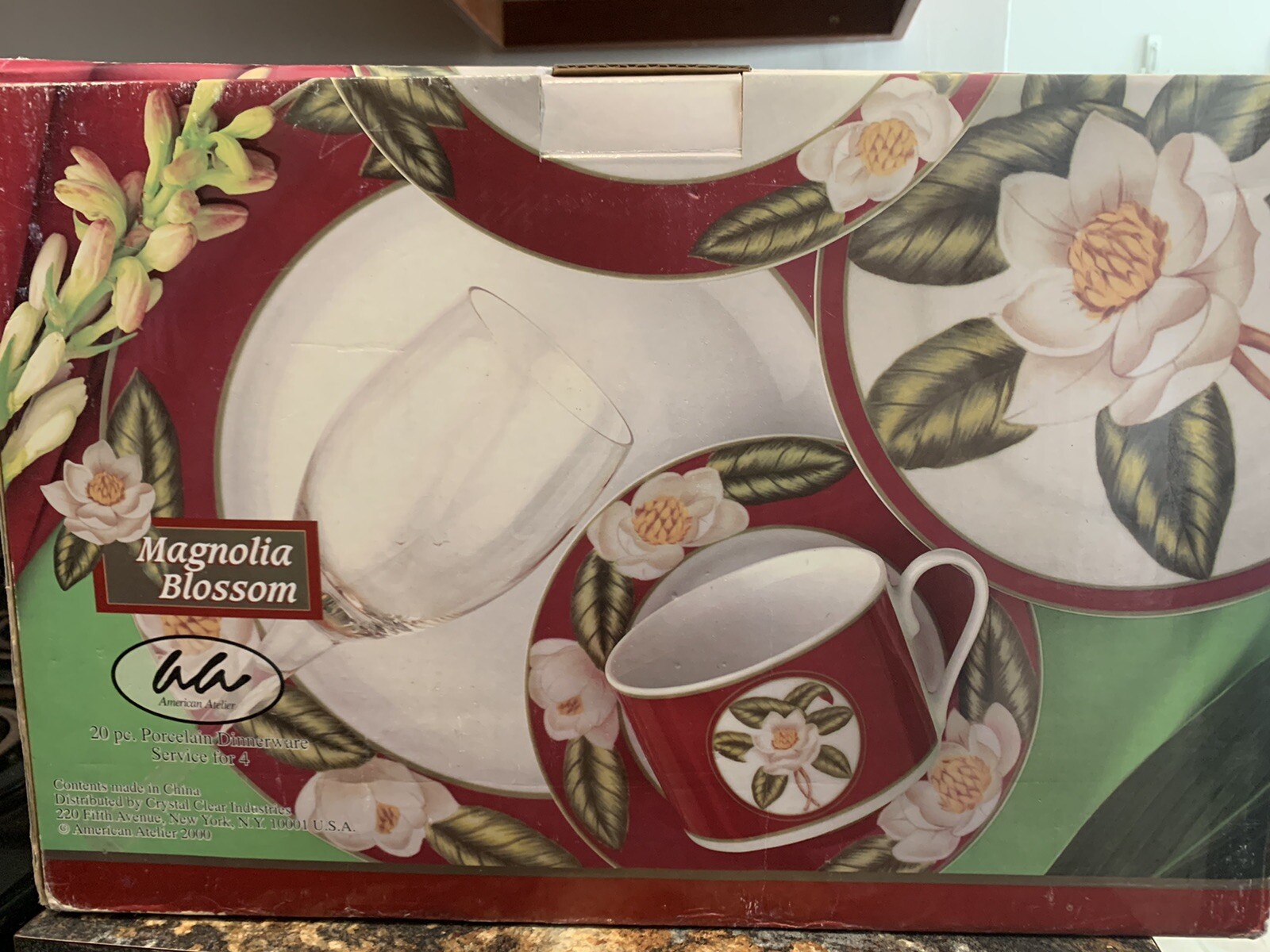 20 Piece COMPLETE SET AMERICAN ATELIER  Magnolia Blossom #5094 Pattern NIB
