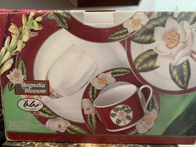 20 Piece COMPLETE SET AMERICAN ATELIER  Magnolia Blossom #5094 Pattern NIB
