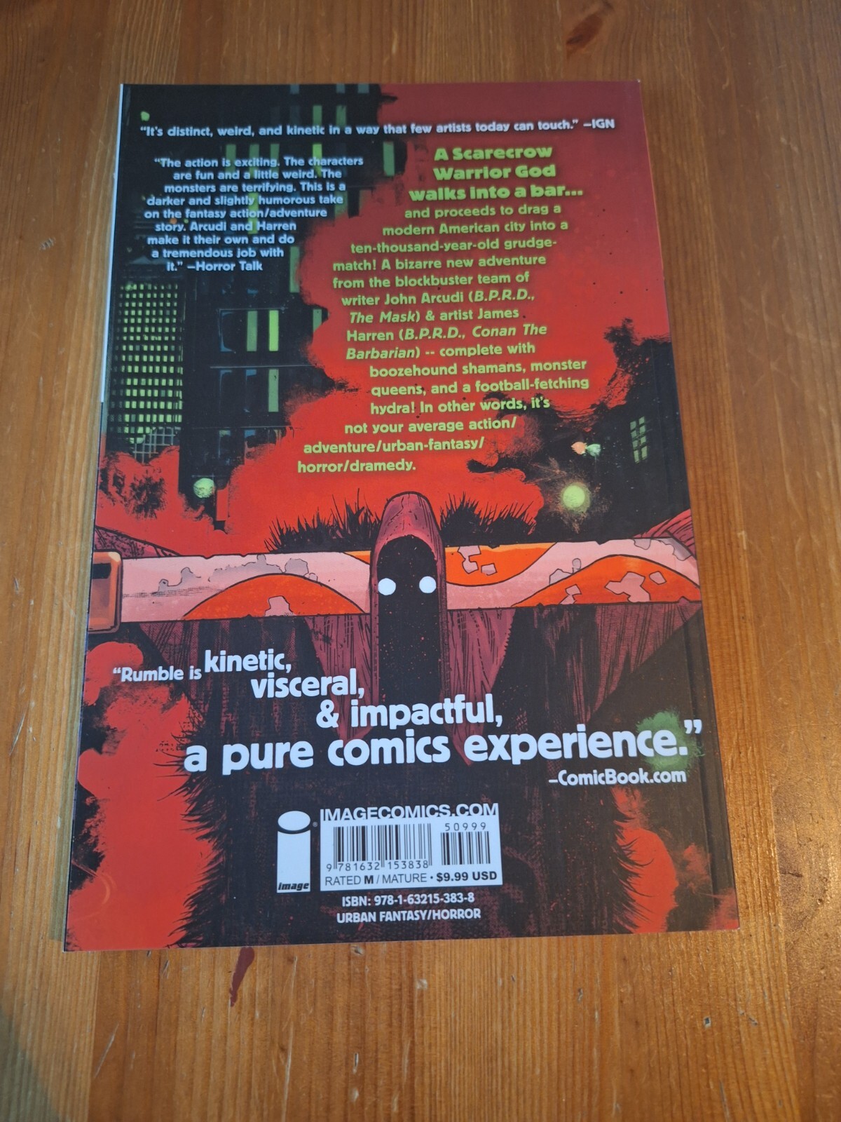 Rumble Vol One  What Color Of Darkness TPB New Image