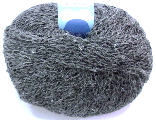 Plymouth Yarns Juli Alpaca Blend Glitter Yarn, 50gr, Gray (Same Dye Lot), Italy - 第 2/6 張圖片